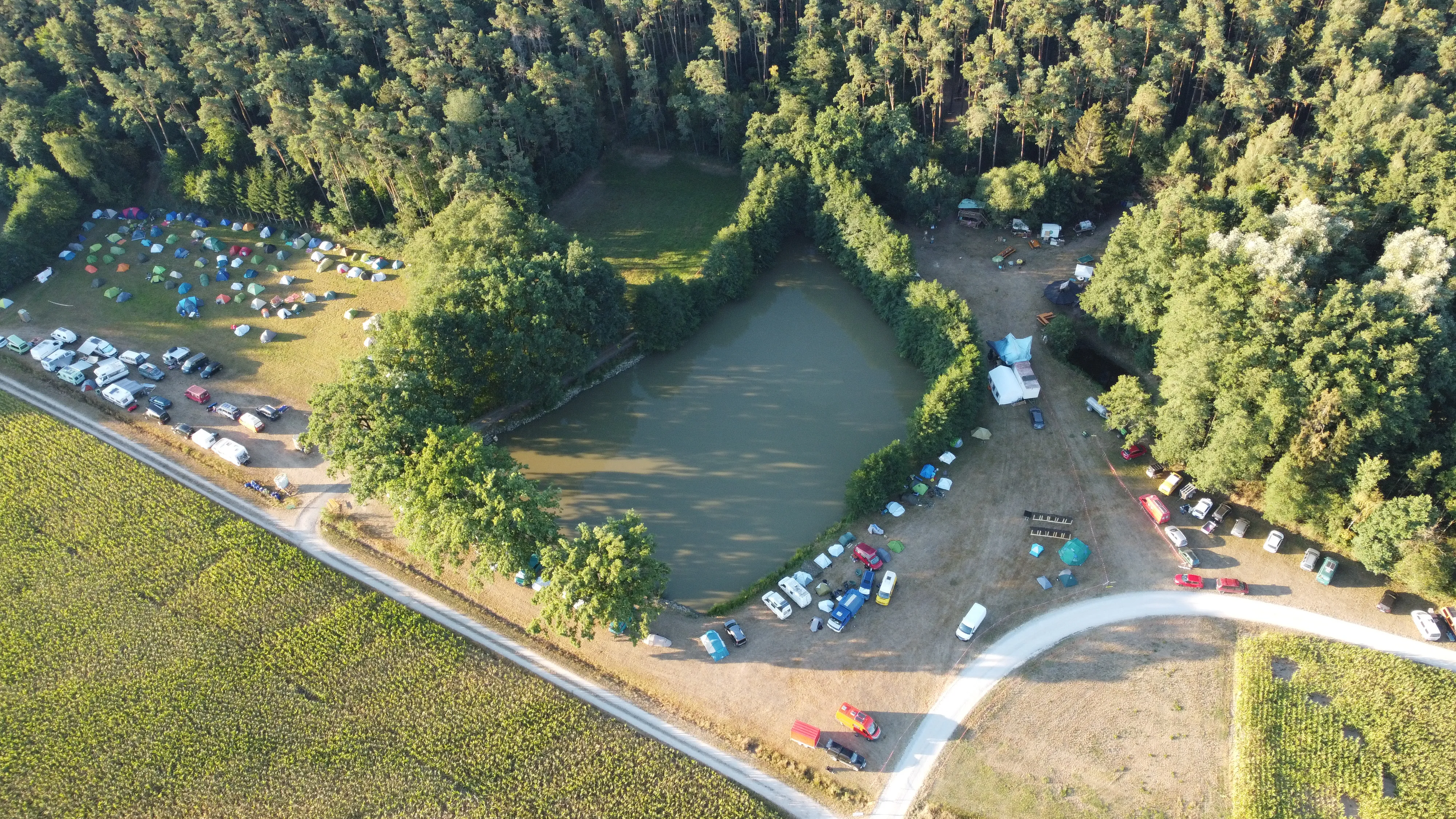Rübezahl Festival von oben